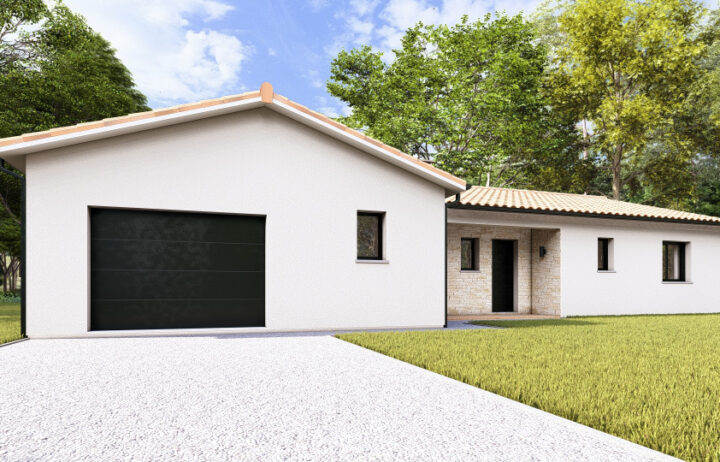 votre maison de 120m2 sur un terrain de 1200m2 sur la commune de Payrac au prix de 330000&euro; avec Alpha Constructions