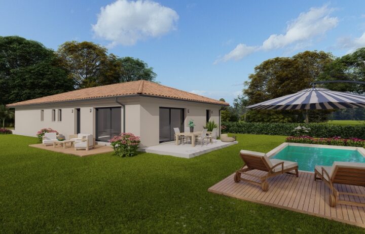 votre maison de 138m2 sur un terrain de 1200m2 sur la commune de Payrac au prix de 333000&euro; avec Alpha Constructions
