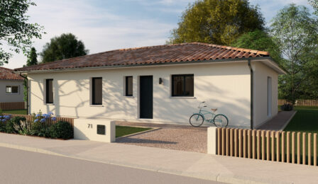 votre maison de 100m2 sur un terrain de 1200m2 sur la commune de Penne-d&rsquo;Agenais au prix de 219500&euro; avec Alpha Constructions