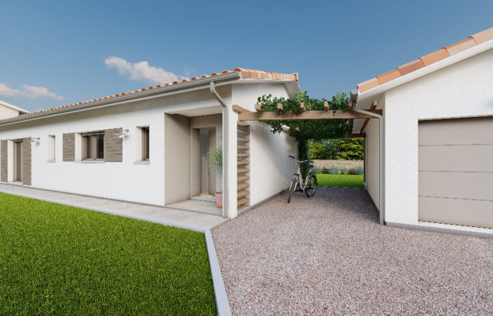 votre maison de 74m2 sur un terrain de 667m2 sur la commune de Royan au prix de 375000&euro; avec Alpha Constructions