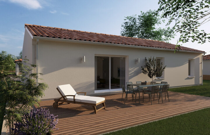 votre maison de 100m2 sur un terrain de 850m2 sur la commune de Saint-André-de-Cubzac au prix de 235000&euro; avec Alpha Constructions