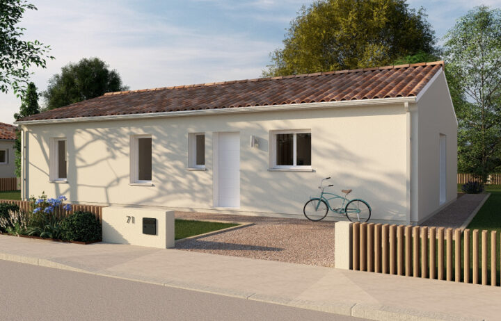 votre maison de 100m2 sur un terrain de 850m2 sur la commune de Saint-André-de-Cubzac au prix de 235000&euro; avec Alpha Constructions