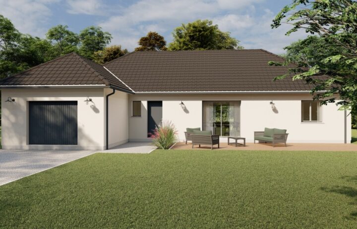 votre maison de 120m2 sur un terrain de 946m2 sur la commune de Saint-Bonnet-l&rsquo;Enfantier au prix de 315000&euro; avec Alpha Constructions
