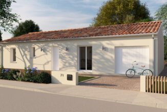 votre maison de 100m2 sur un terrain de 605m2 sur la commune de Saint-Christoly-de-Blaye au prix de 206000&euro; avec Alpha Constructions
