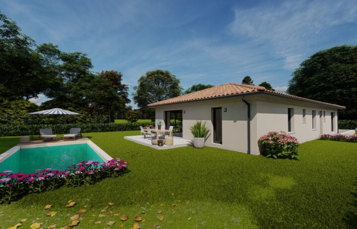 votre maison de 138m2 sur un terrain de 1250m2 sur la commune de Saint-Genis-de-Saintonge au prix de 240000&euro; avec Alpha Constructions