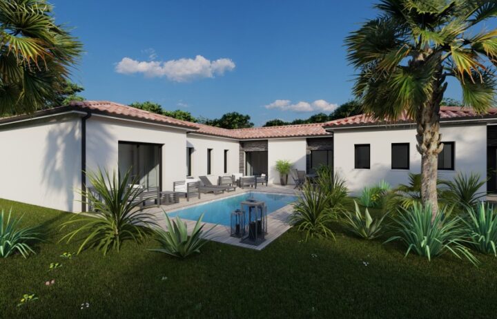 votre maison de 144m2 sur un terrain de 512m2 sur la commune de Saint-Germain-du-Puch au prix de 410000&euro; avec Alpha Constructions