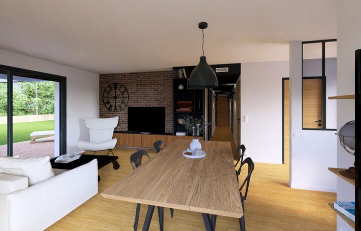votre maison de 80m2 sur un terrain de 1390m2 sur la commune de Saint-Pierre-de-Mons au prix de 215100&euro; avec Alpha Constructions