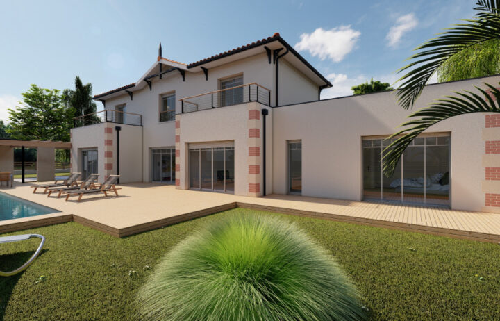 votre maison de 240m2 sur un terrain de 1390m2 sur la commune de Saint-Pierre-de-Mons au prix de 650300&euro; avec Alpha Constructions