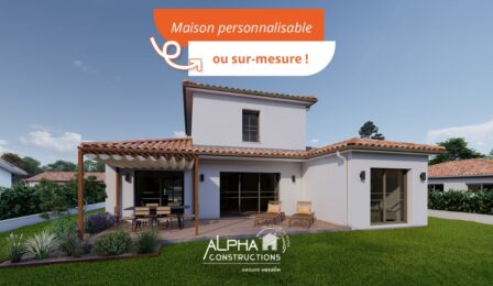votre maison de 110m2 sur un terrain de 802m2 sur la commune de Saint-Selve au prix de 438426&euro; avec Alpha Constructions