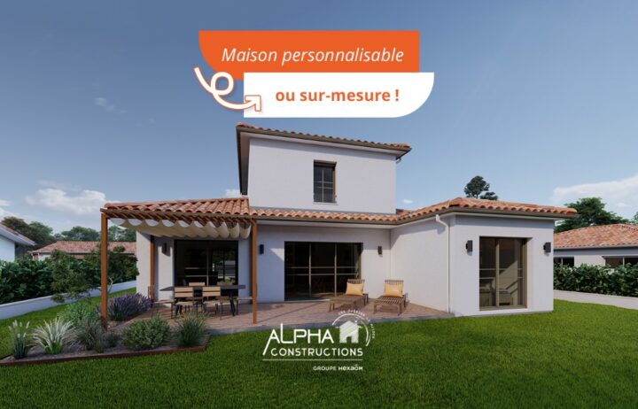 votre maison de 110m2 sur un terrain de 802m2 sur la commune de Saint-Selve au prix de 438426&euro; avec Alpha Constructions