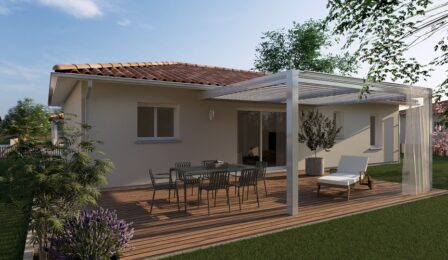votre maison de 100m2 sur un terrain de 802m2 sur la commune de Saint-Selve au prix de 339410&euro; avec Alpha Constructions