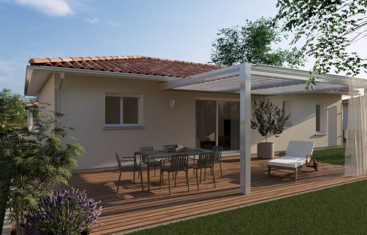 votre maison de 100m2 sur un terrain de 802m2 sur la commune de Saint-Selve au prix de 339410&euro; avec Alpha Constructions