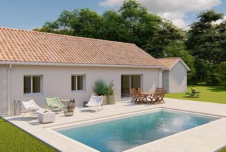 votre maison de 98m2 sur un terrain de 1500m2 sur la commune de Sainte-Nathalène au prix de 218600&euro; avec Alpha Constructions