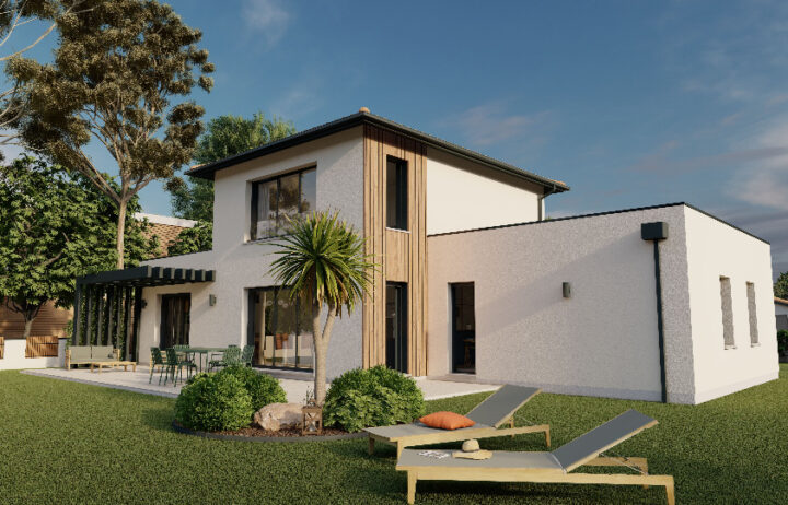 votre maison de 138m2 sur un terrain de 1600m2 sur la commune de Seilhac au prix de 459000&euro; avec Alpha Constructions