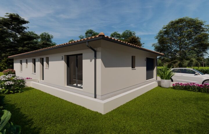 votre maison de 138m2 sur un terrain de 980m2 sur la commune de Souillac au prix de 330000&euro; avec Alpha Constructions