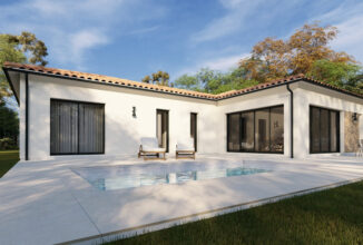votre maison de 125m2 sur un terrain de 800m2 sur la commune de Triac-Lautrait au prix de 292500&euro; avec Alpha Constructions